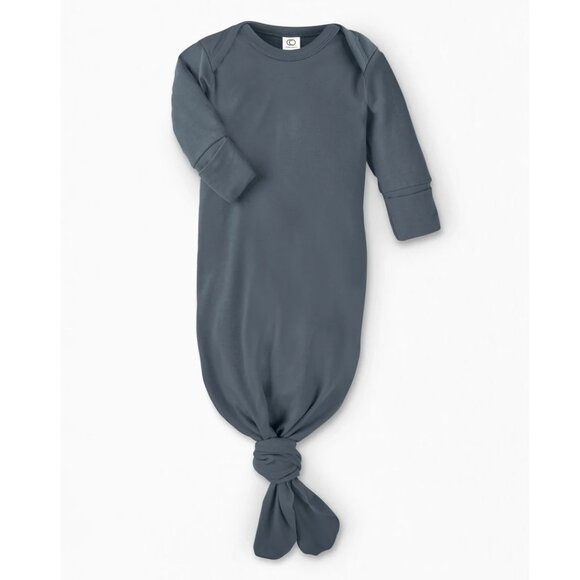 Colored Organics Landry Gown Size 0 - 3 Months NWT Sack Solid Harbor Blue - Picture 1 of 9